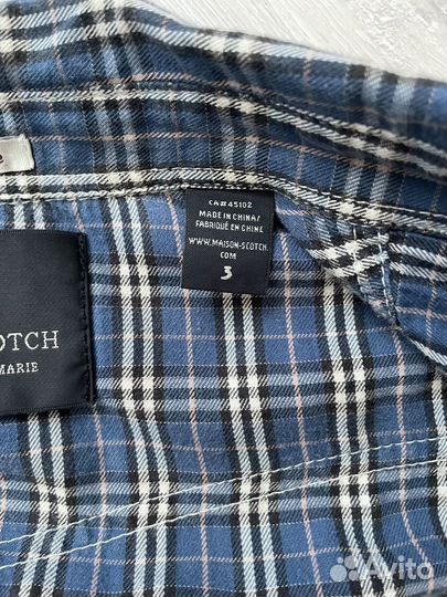 Рубашка в клетку Maison Scotch Size S