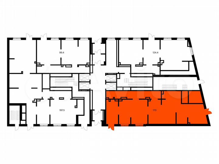 Сдам помещение свободного назначения, 170 м²