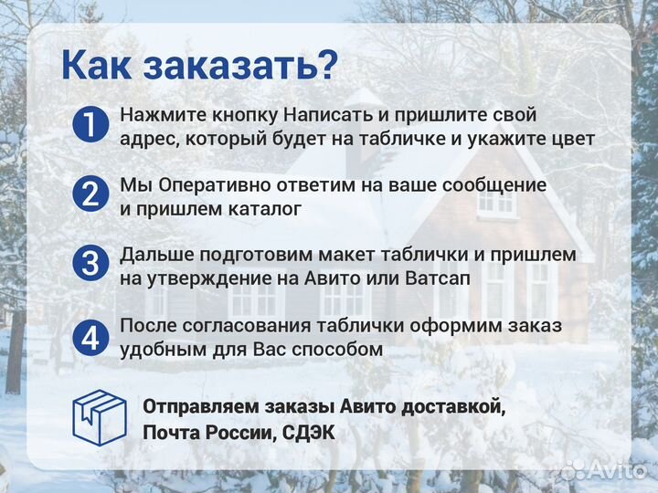 Адресные таблички