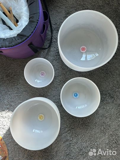 Хрустальные поющие чаши