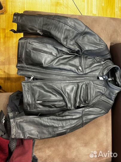 Мотокуртка Helstons кожаная XXL