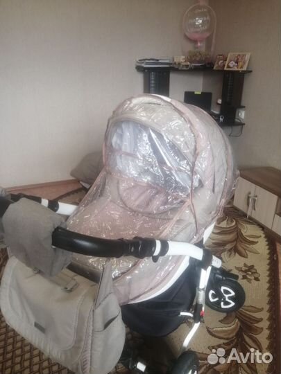 Коляска adamex 3 в 1 бу