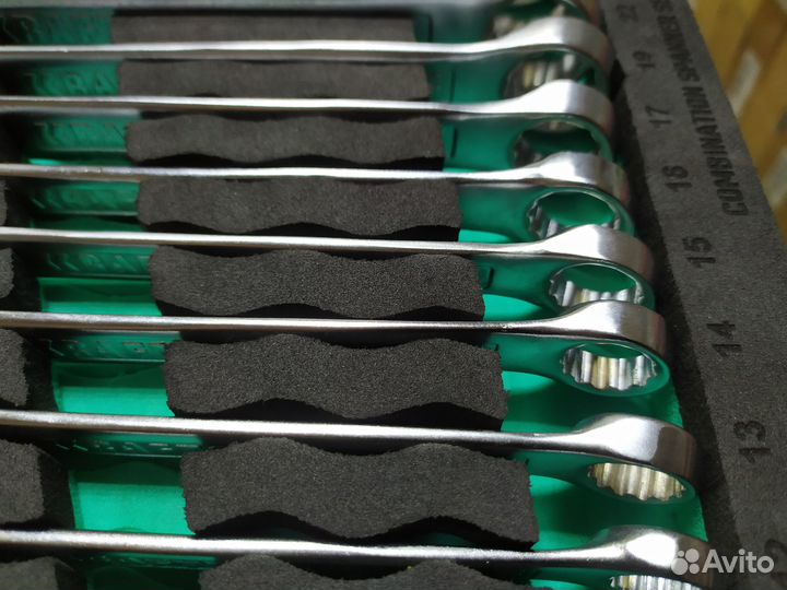 Набор ключей kraftool 18шт, 6-32мм 27079-H18E