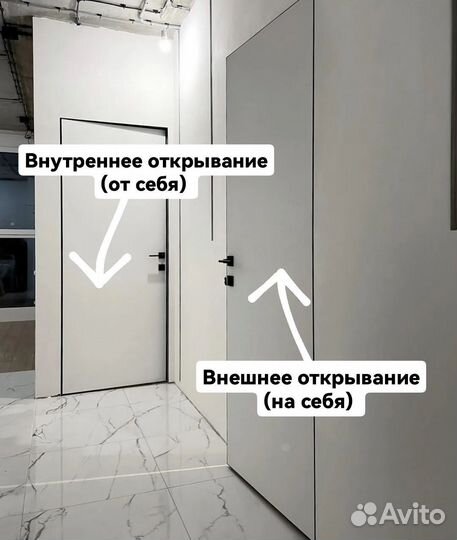 Двери скрытого монтажа