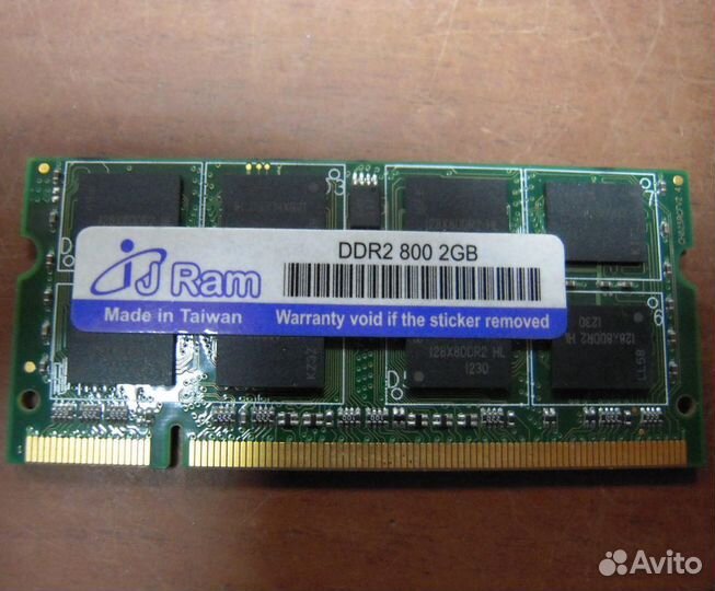 Оперативная память jram DDR2 2Гб для ноутбука