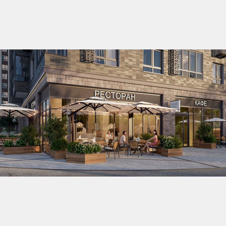 1-к. квартира, 56,2 м², 18/23 эт.