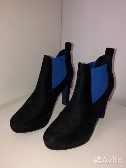 Ботильоны замшевые 39 Stradivarius