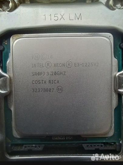 Процессор xeon e3-1225 v2