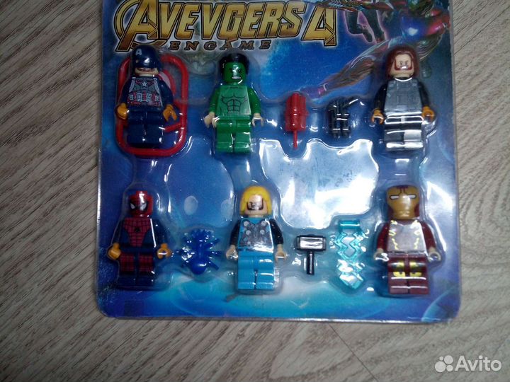 Lego минифигурки марвел