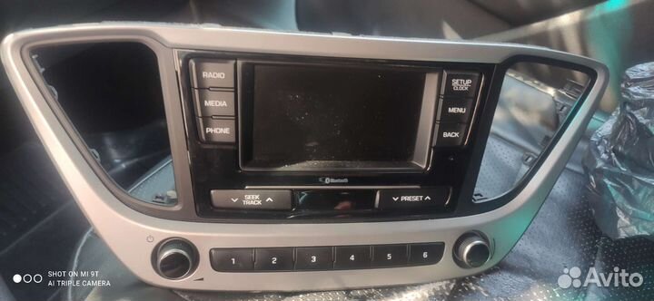 Штатная магнитола на hyundai solaris