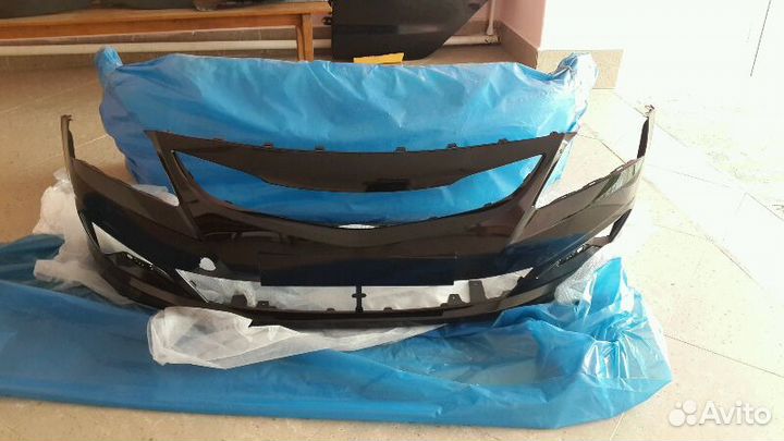 Бампер на солярис рестайлинг
