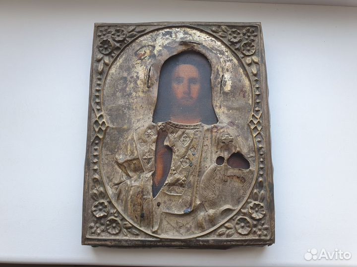 Икона Господь Вседержитель 19 век