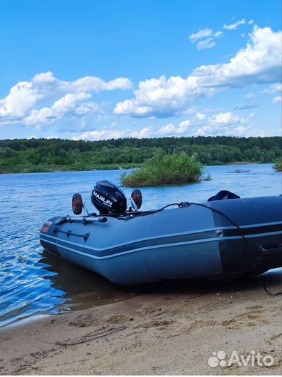 Лодка пвх с мотором 9.9 бу