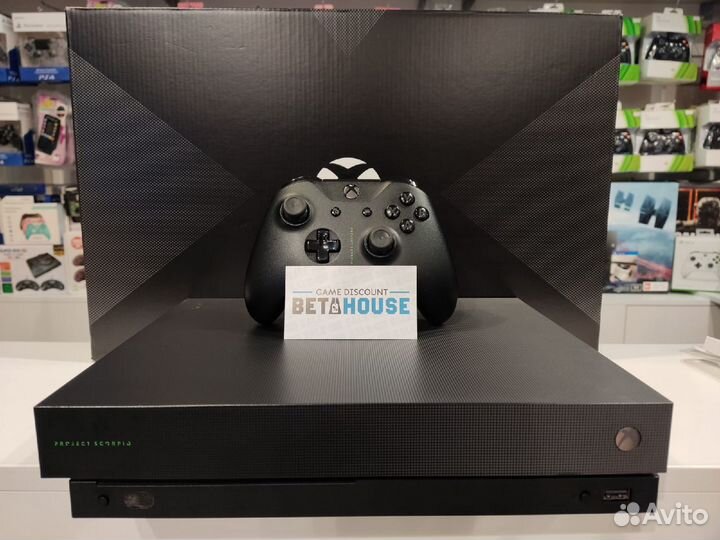 Эксклюзивный Xbox One X Scorpio на гарантии