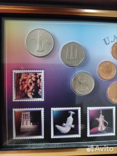 Набор монет и марок Эмираты