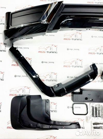 Обвес TRD Toyota Land Crusier 200 2015+ (Черный)