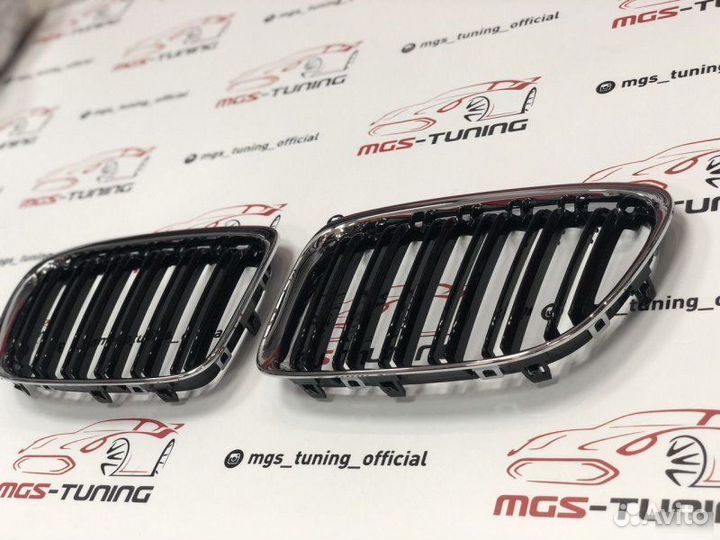 Решетка BMW X1 E84 в стиле Х1 М хром обод