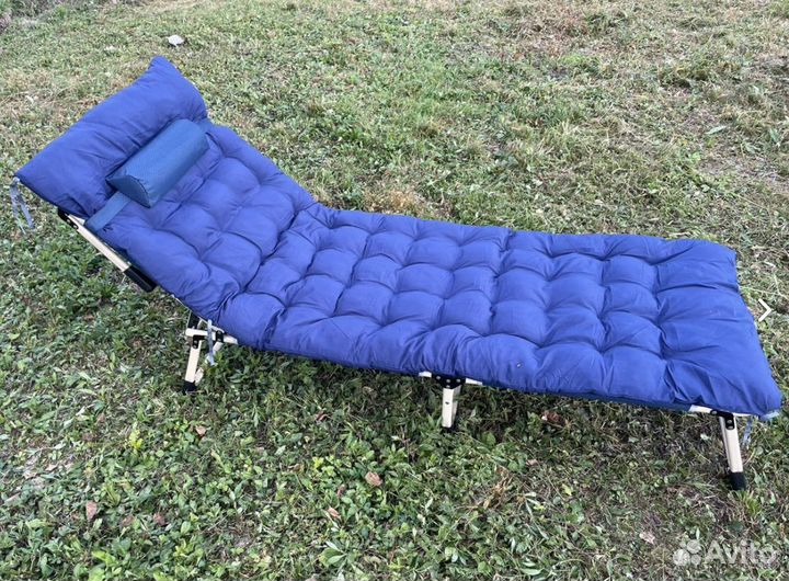 Раскладушка туристическаяс матрасом