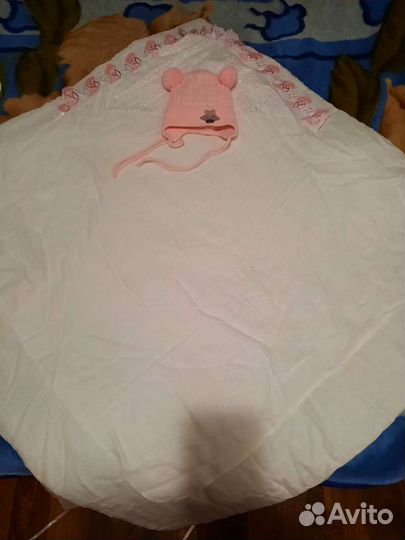 Конверт на выписку для девочки осень-зима