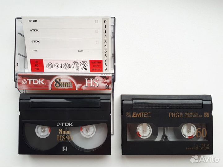 Видеокассета TDK Emtec Basf / 8 mm