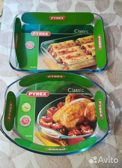 Форма для запекания Pyrex (стекло), новая
