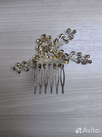 Заколка гребень свадебная