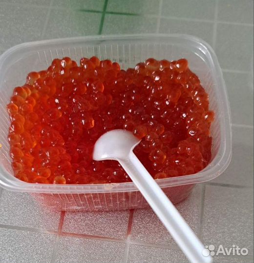 Красная икра кета