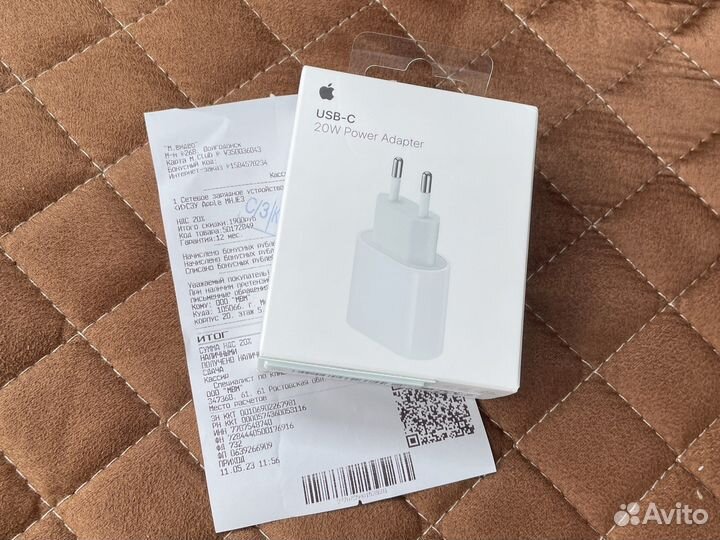 Зарядное устройство iPhone Apple 20W Оригинал