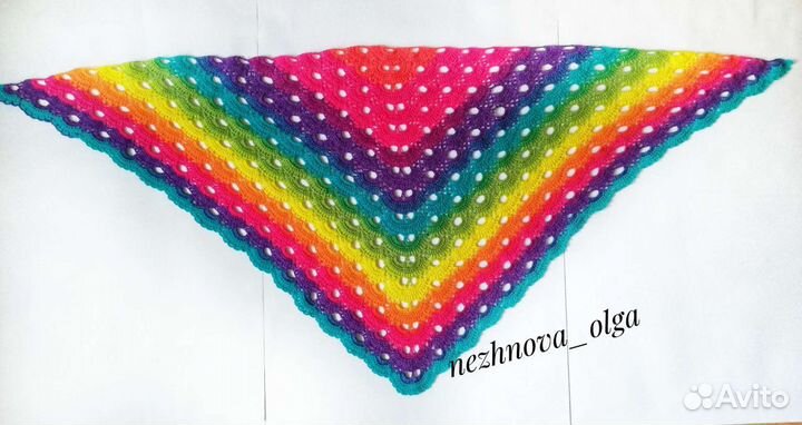 Бактус, шаль, платок