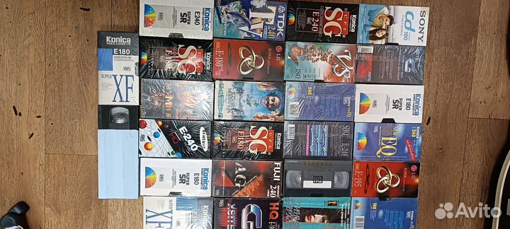 Видеокассеты 70шт фильмы мультфильмы