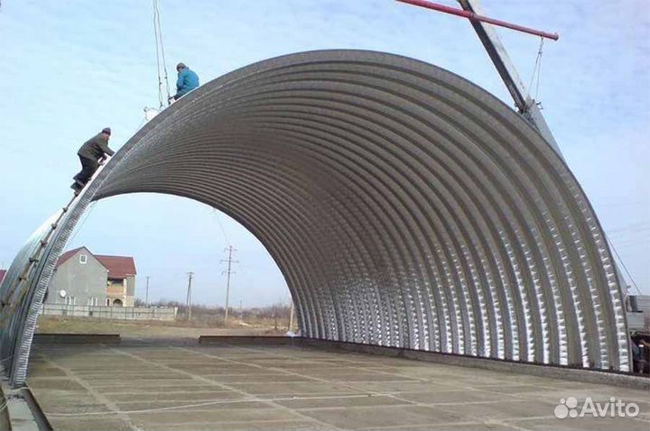 Ангары арочные 21 х60 (1260 м2)