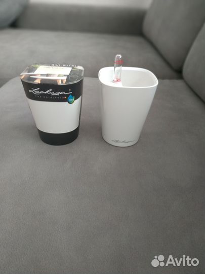 Кашпо с автополивом lechuza, h-13cm