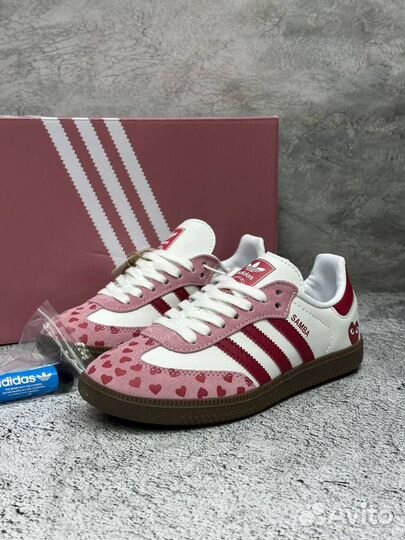 Кроссовки женские adidas samba comme des garcons