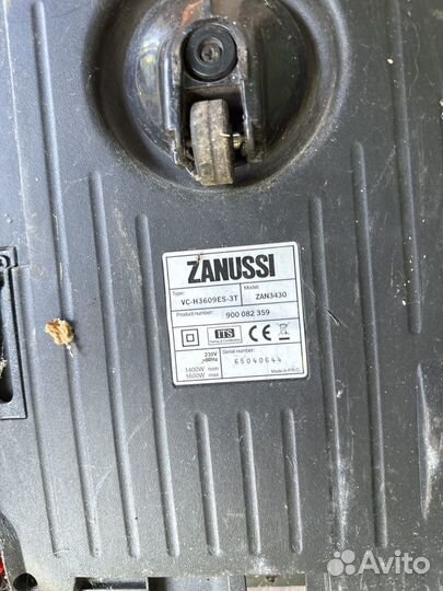 Пылесос zanussi