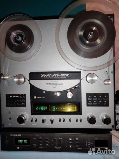 Катушечный магнитофон олимп 005