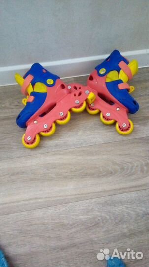 Детские роликовые раздвижные коньки размер 29-32