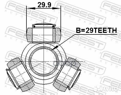 Трипод Febest 547 medr221, A2213301501