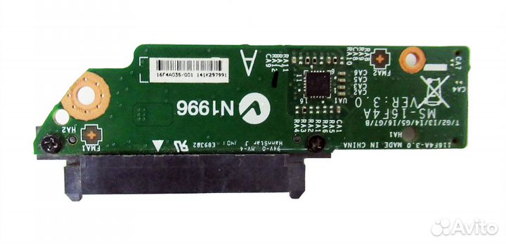 MS-16F4A ver 3.0 плата для подключения накопителя