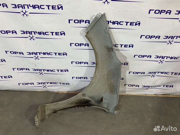 Крыло переднее правое с отверстием поворот Solaris