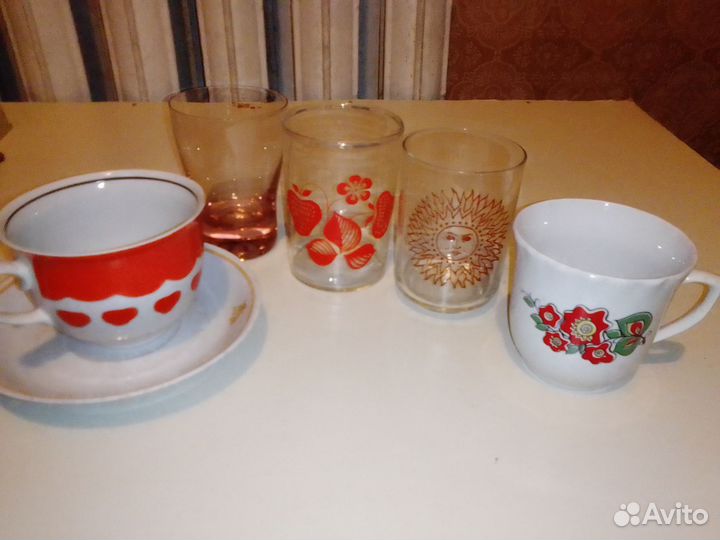 Стопочки СССР и кувшин