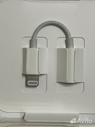 Переходник Apple jack 3.5 to Lightning