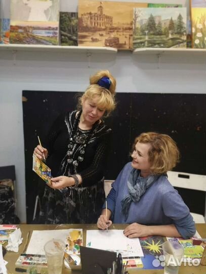 Ждём 12 сент. Живопись в доме твоорчества в центре