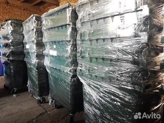 Евро контейнер для мусора 1 100 л