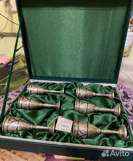 Набор рюмок серебро