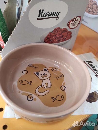 Керамические миски для котов и собак