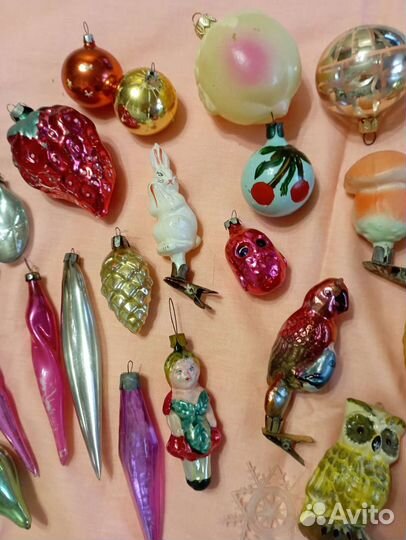 Елочные игрушки СССР