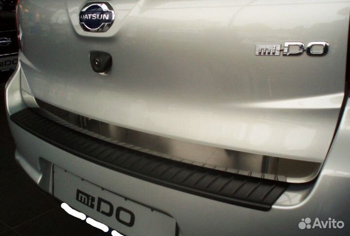 Накладка на задний бампер Datsun Mi-Do (хетчбек)