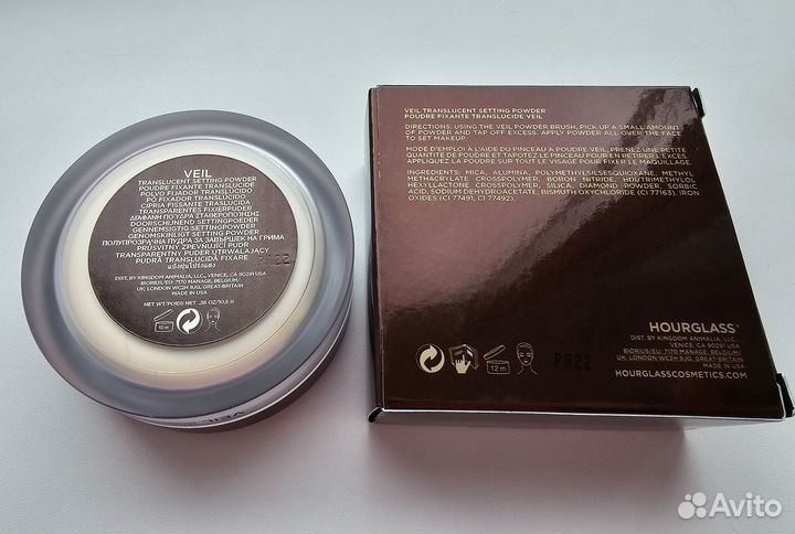 Hourglass veil translucent setting powder Рассыпча