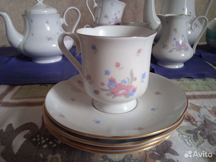 Чайная фарфоровая посуда СССР