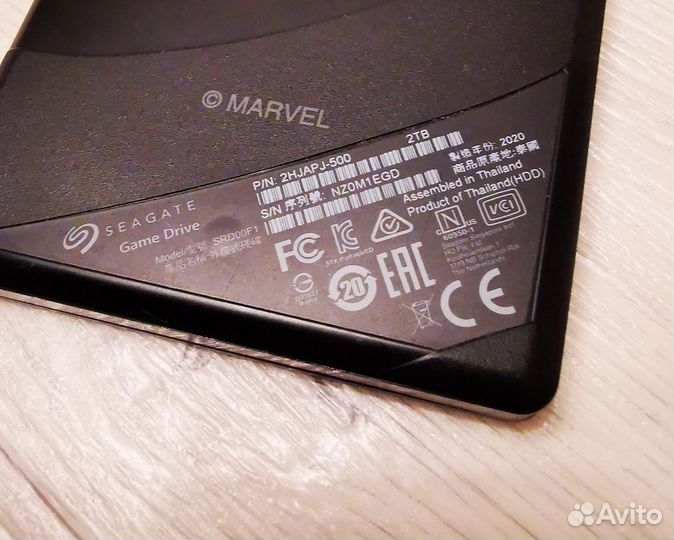 Внешний жёсткий диск/seagate 2tb/Marvel